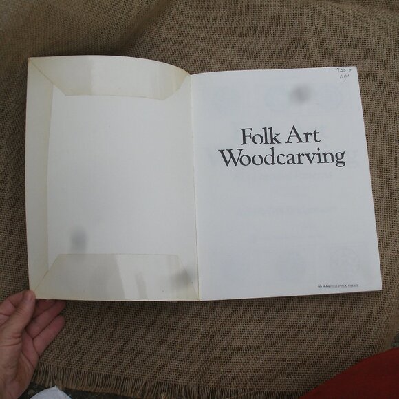 Folk Art Woodcarving 823 Detailed Patterns Book Bridgewater - Picture 9 of 16